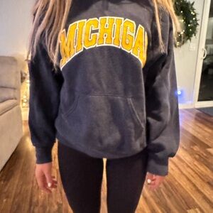University of Michigan Navy and Maze Vintage 90s Women’s Hoodie